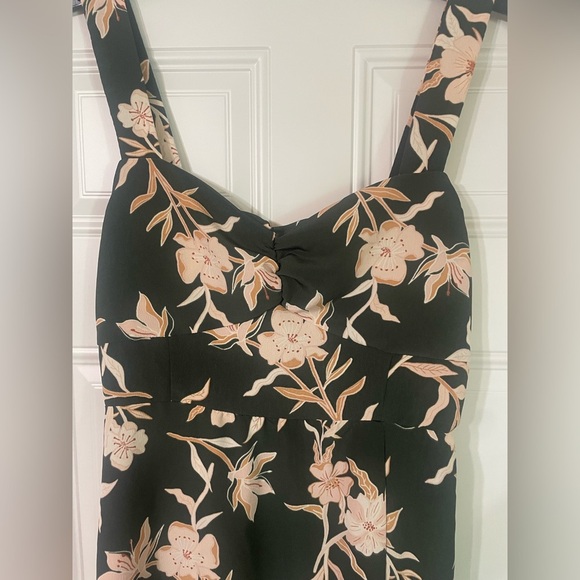 Maurice's Green Floral Sundress Size L Wedding Guest Back To School Summer - Picture 7 of 7
